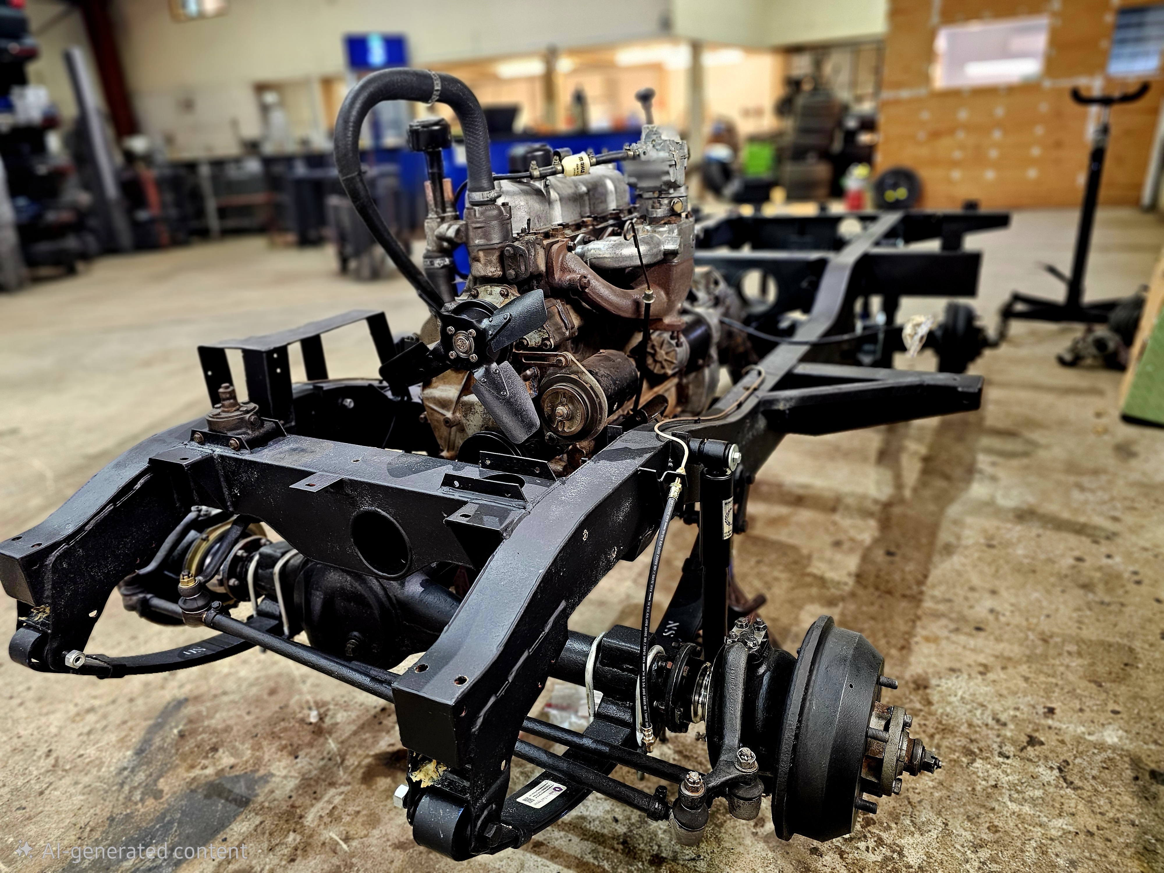 Workshop restoration and fabrication process detail