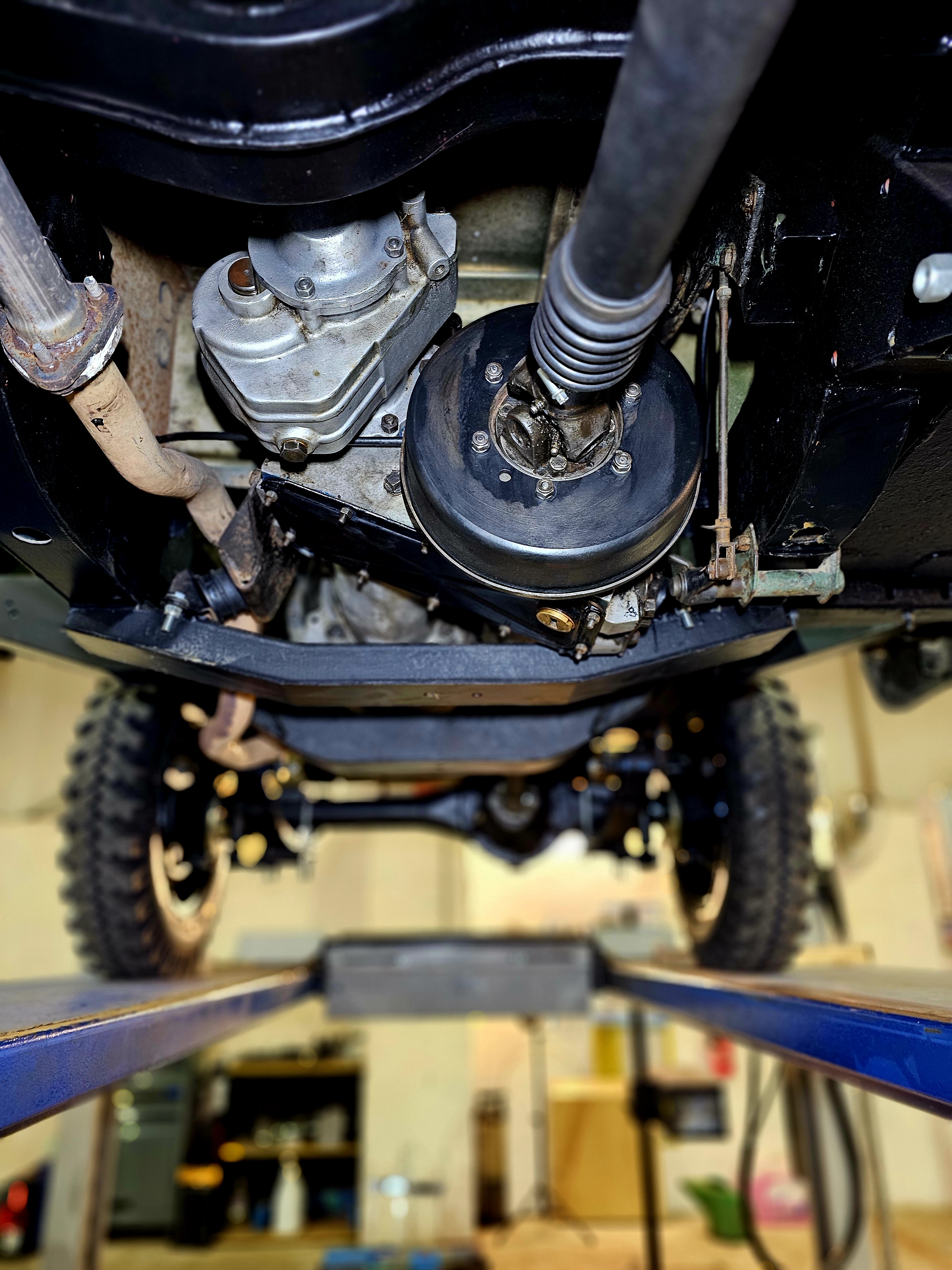 Mechanical restoration detail in progress