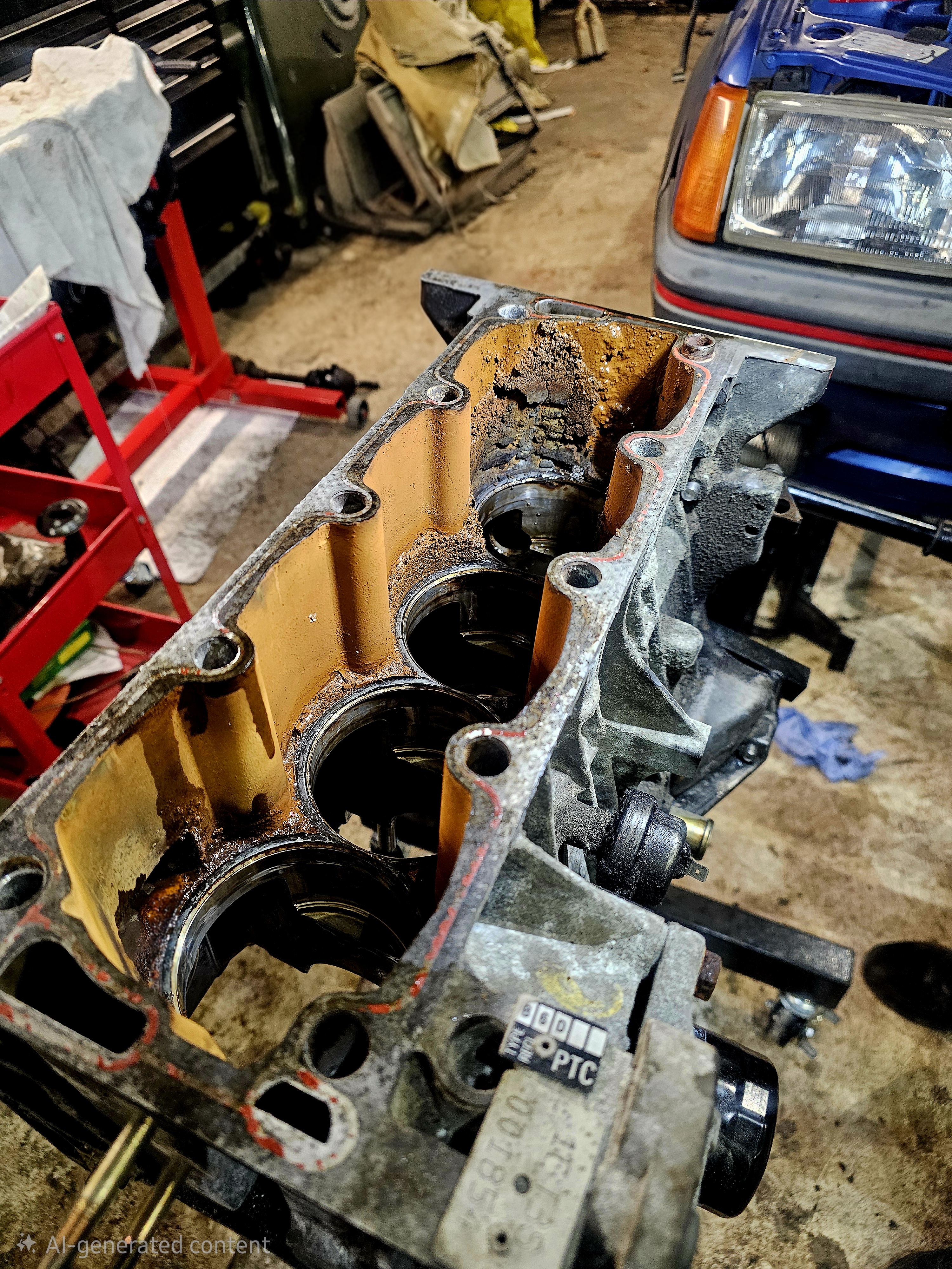 Workshop fabrication and restoration work in progress